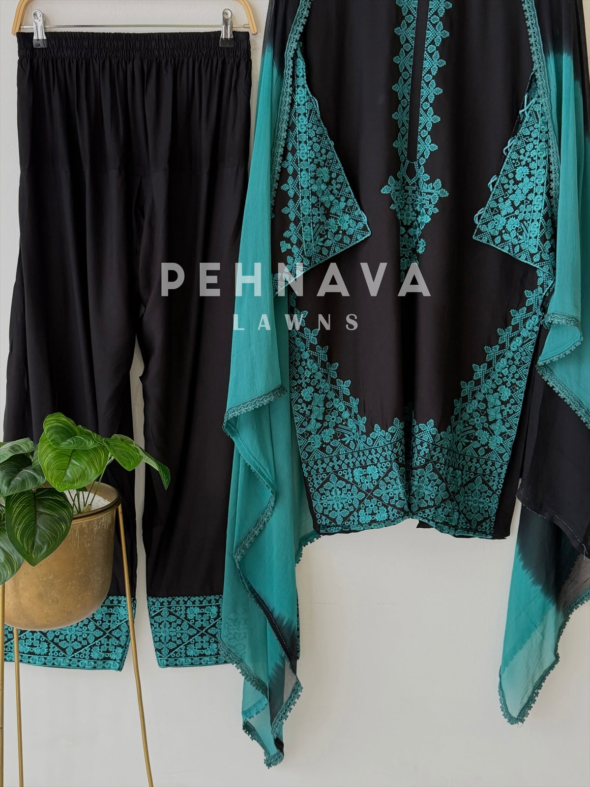 Embroidered Rayon Farshi Salwar