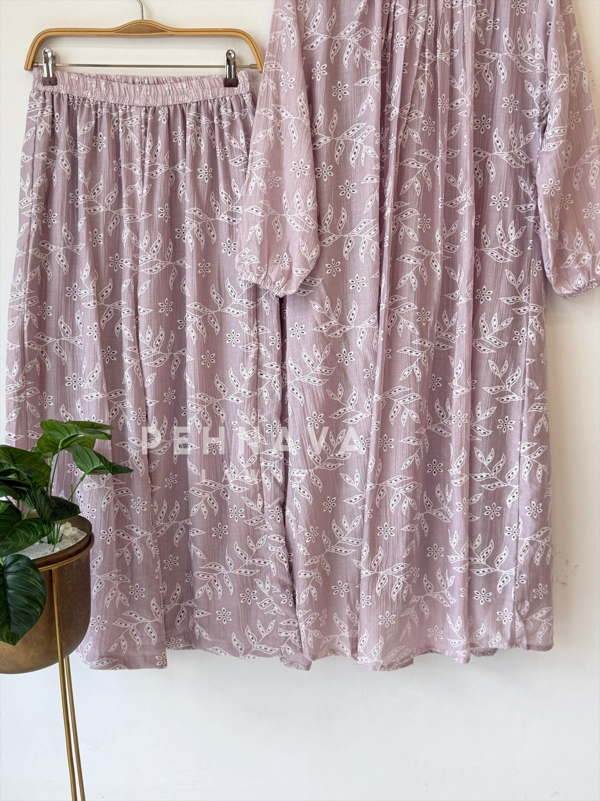 Soft Floral Embroidery Set-4192