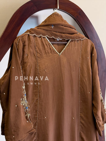 Handworked Panel Suit Set