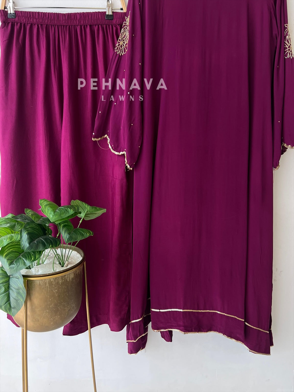 Simple Hand Worked Suit-4361