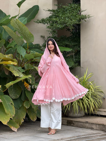 Floral Detailed Tunic set