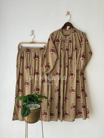 Floral Tunic Co-ord Set