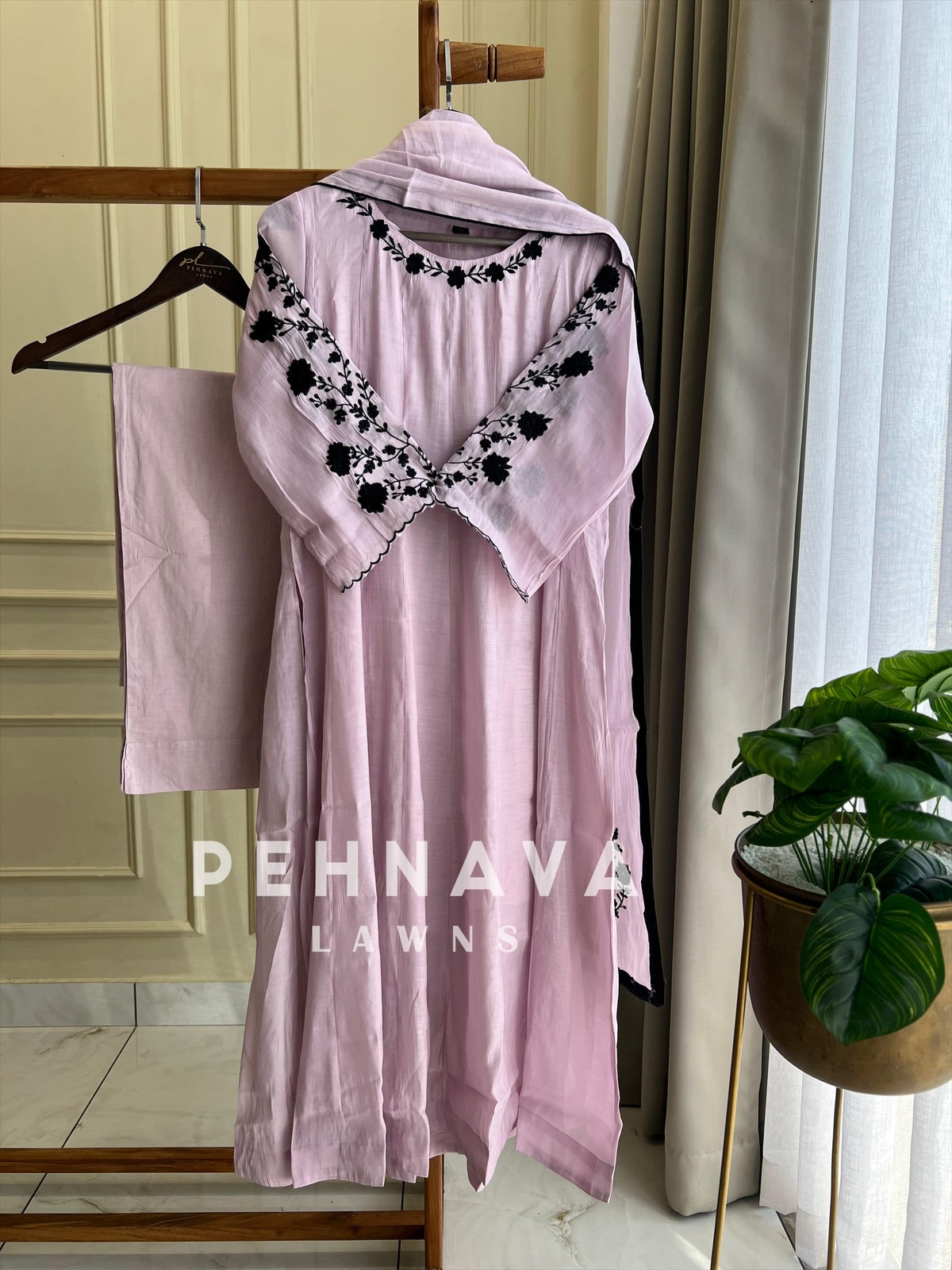 Premium Mulchanderi Panel Cut Suit - Pehnava Lawns