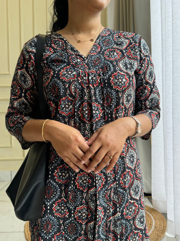 Ajrak Printed Two Piece Co-ord Set-4