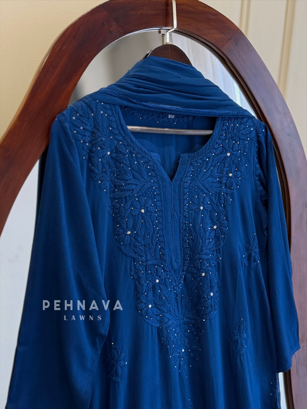Blue Mukaish Set(Pre-Booking 4-5 Days Dispatching )