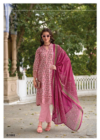 Modern Cutwork Suit-1002