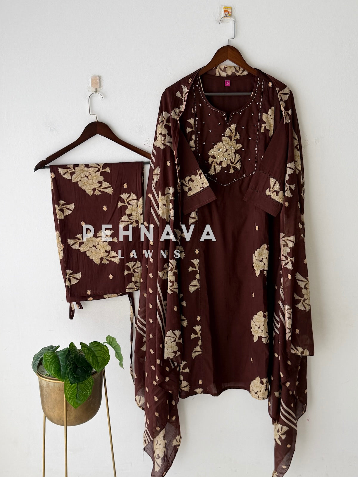 Cotton Printed Three Piece Set-133