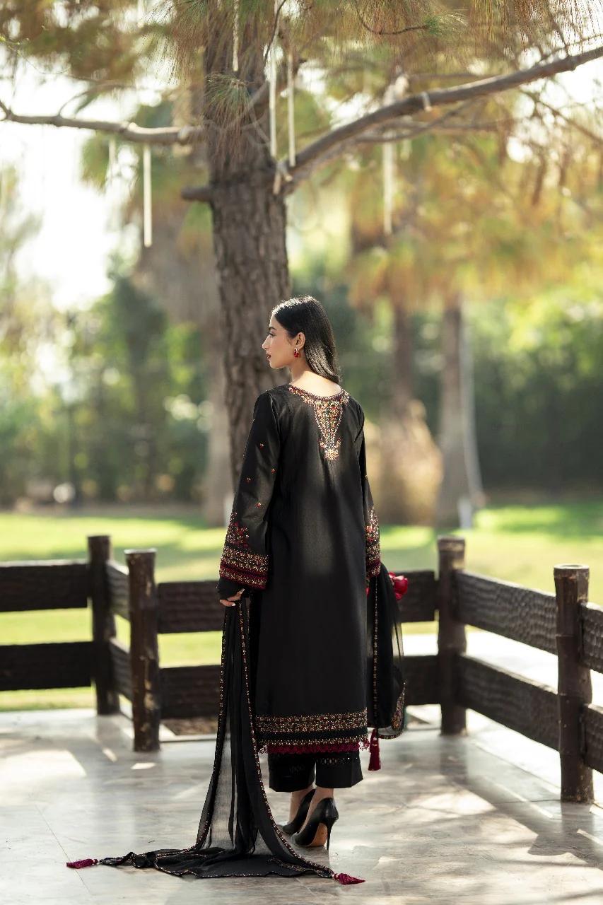 Embroidered Lawn Suit-Party Wear-1