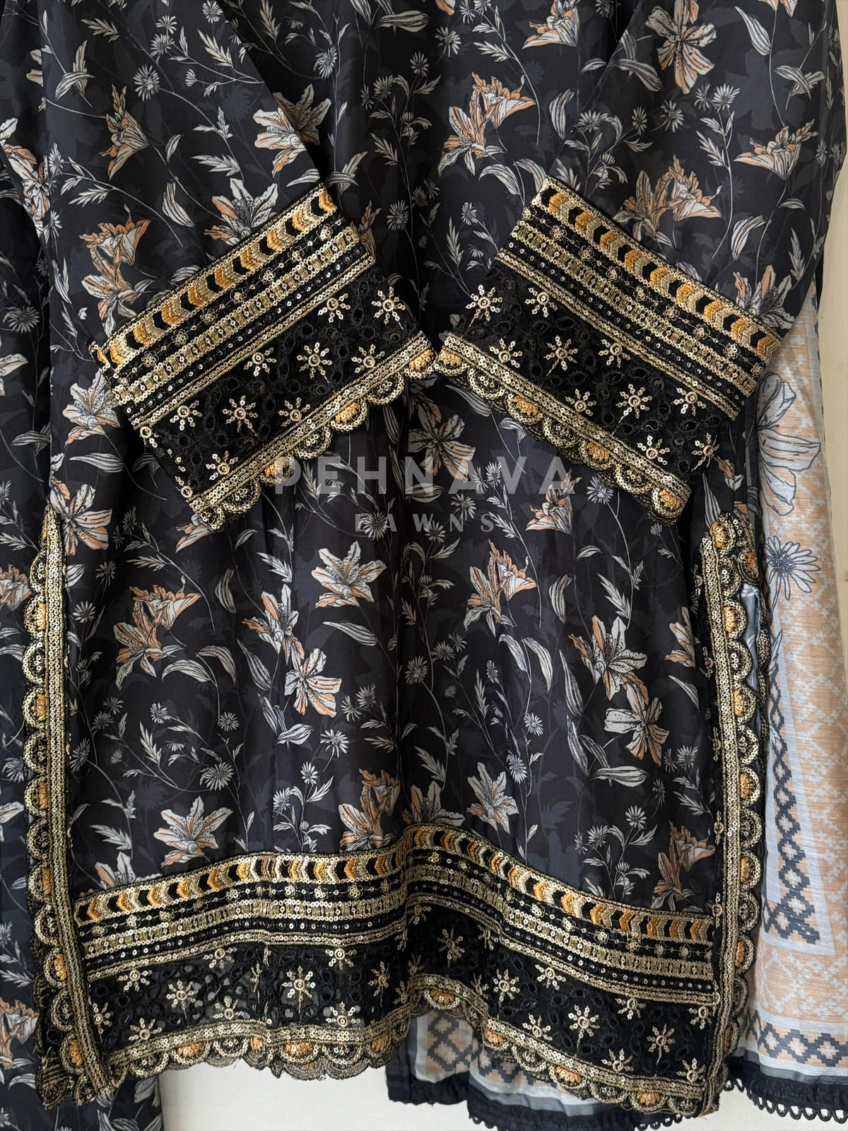 Floral Lawn Suit