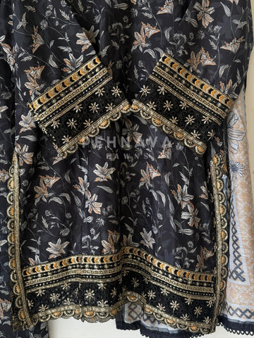 Floral Lawn Suit