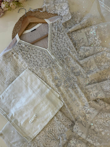 GLAMOURA BY NOOR'S SEMI-STITCHED 3PC | D-06