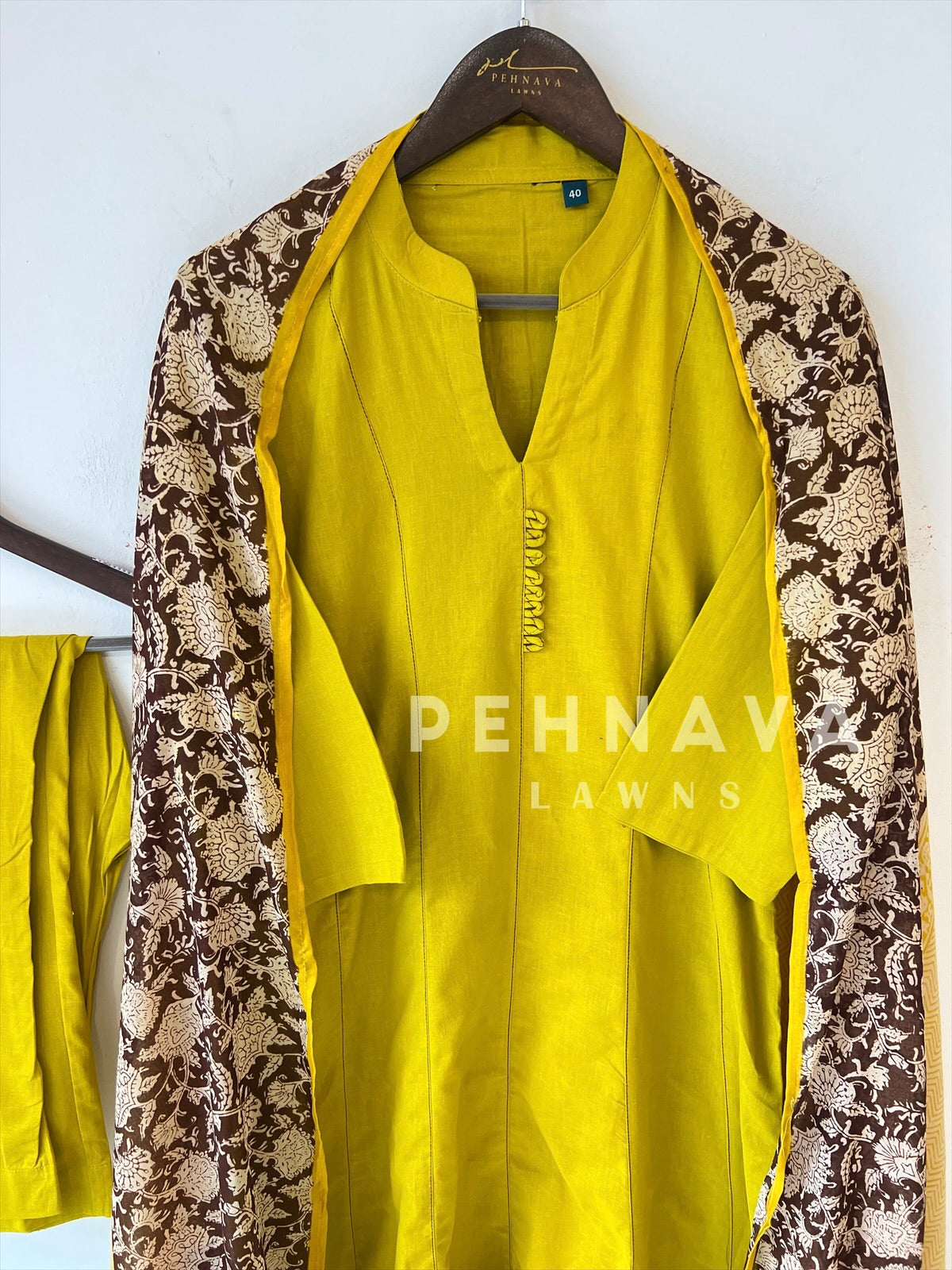 Front Panel Kurta Set with Dupatta