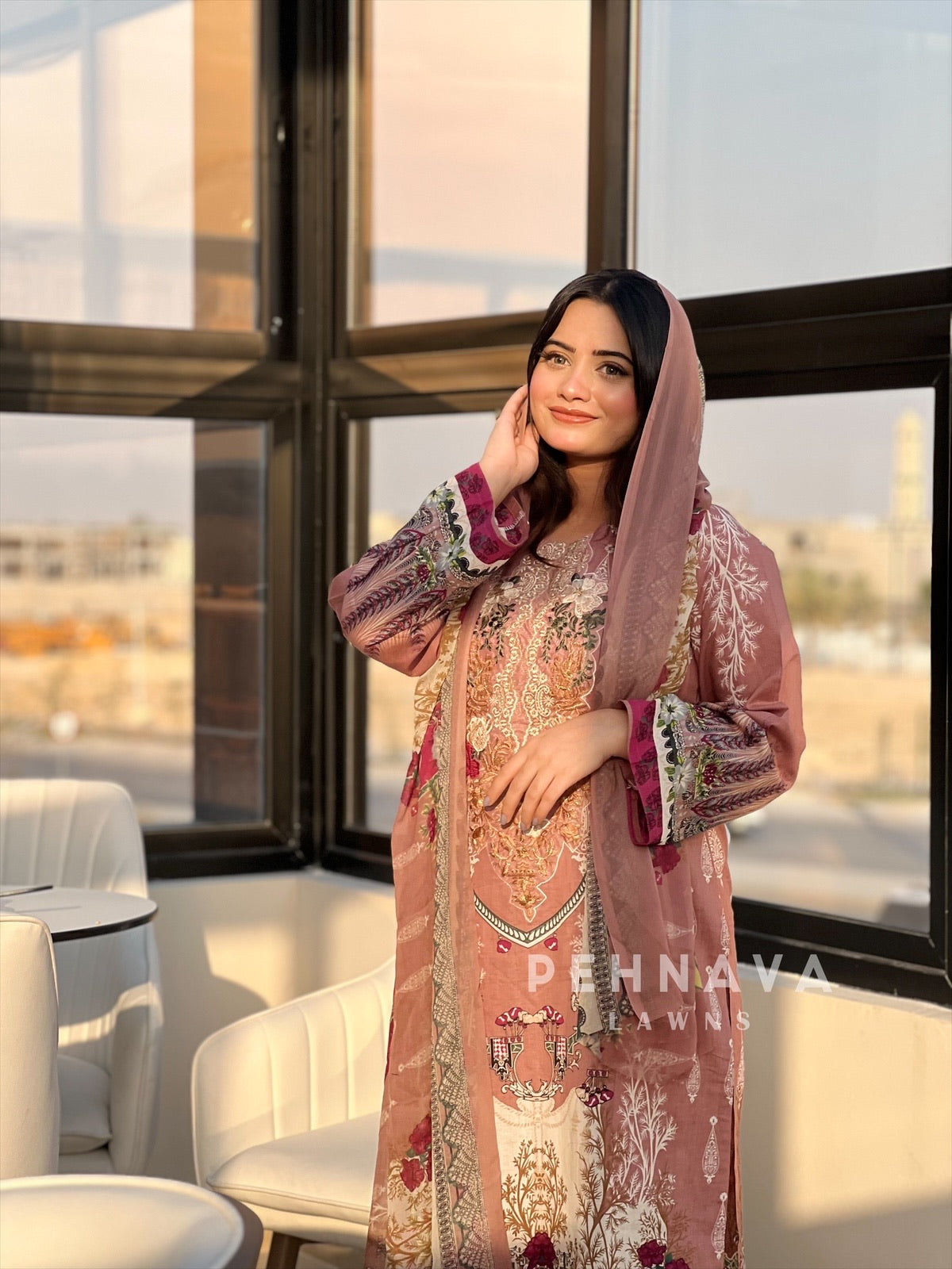 Signature Embroidered Lawn Suit-1101