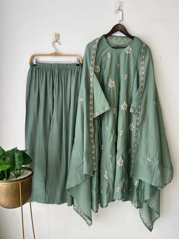 Floral Chanderi Ethnic Suit-3482 - Pehnava Lawns