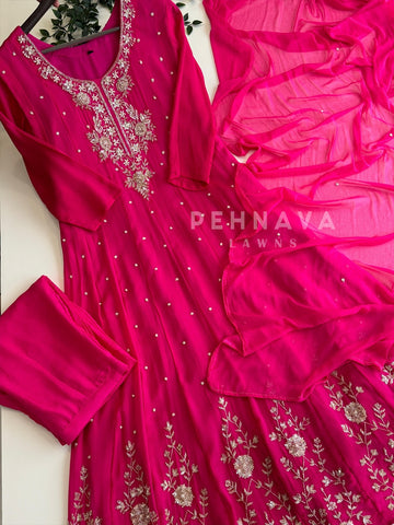 Premium Handworked Anarkali Suit