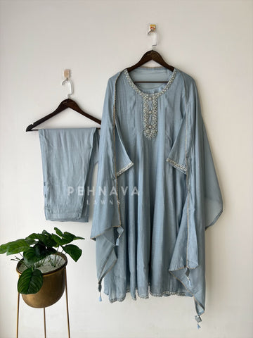Signature Neck Detail Suit-3696 - Pehnava Lawns