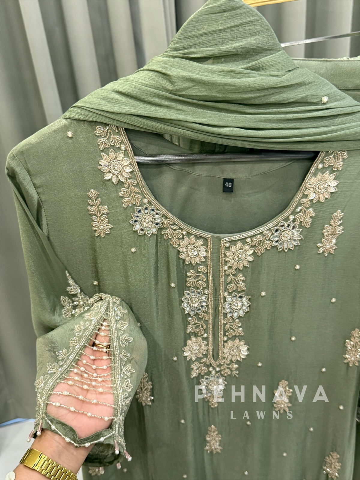 Premium Handworked Chinnon Ensemble-8985