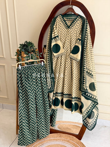 Block Printed Cotton Suit Set