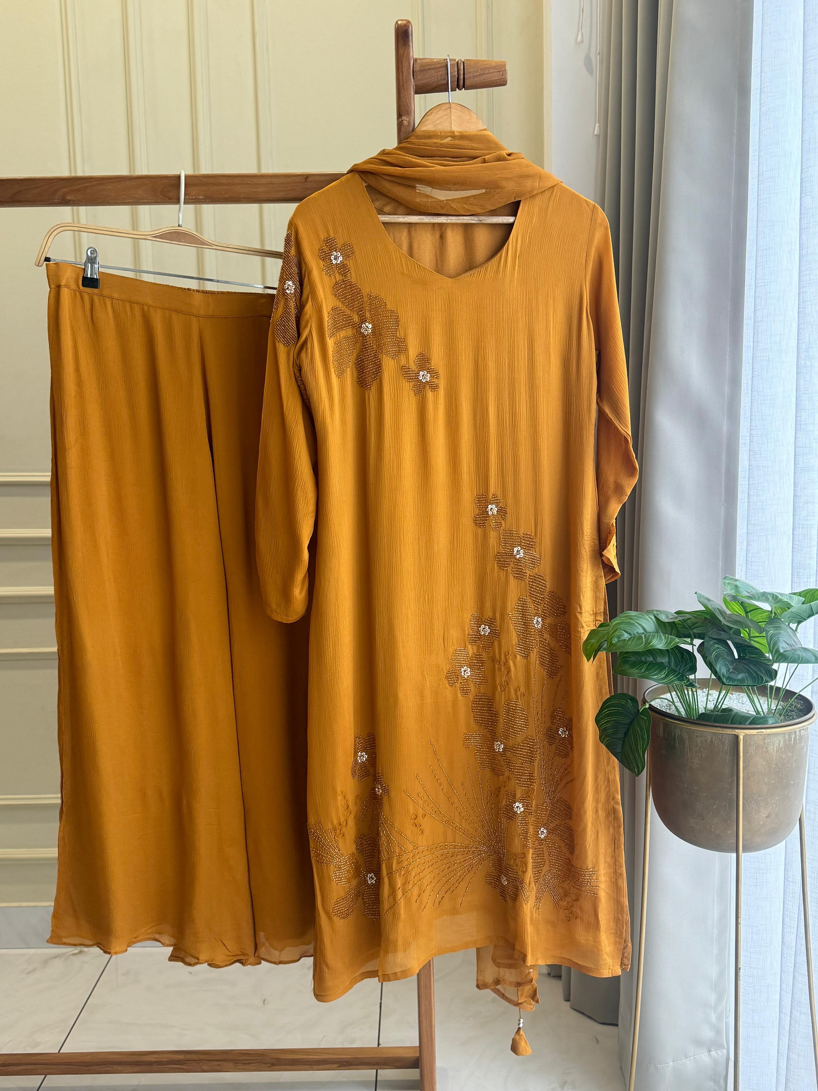 Floral Handworked Salwar Kameez