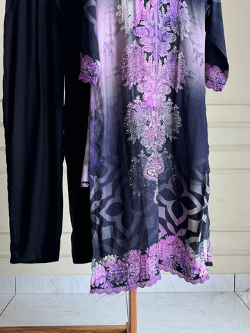 Muslin Hand detailed suit -M75