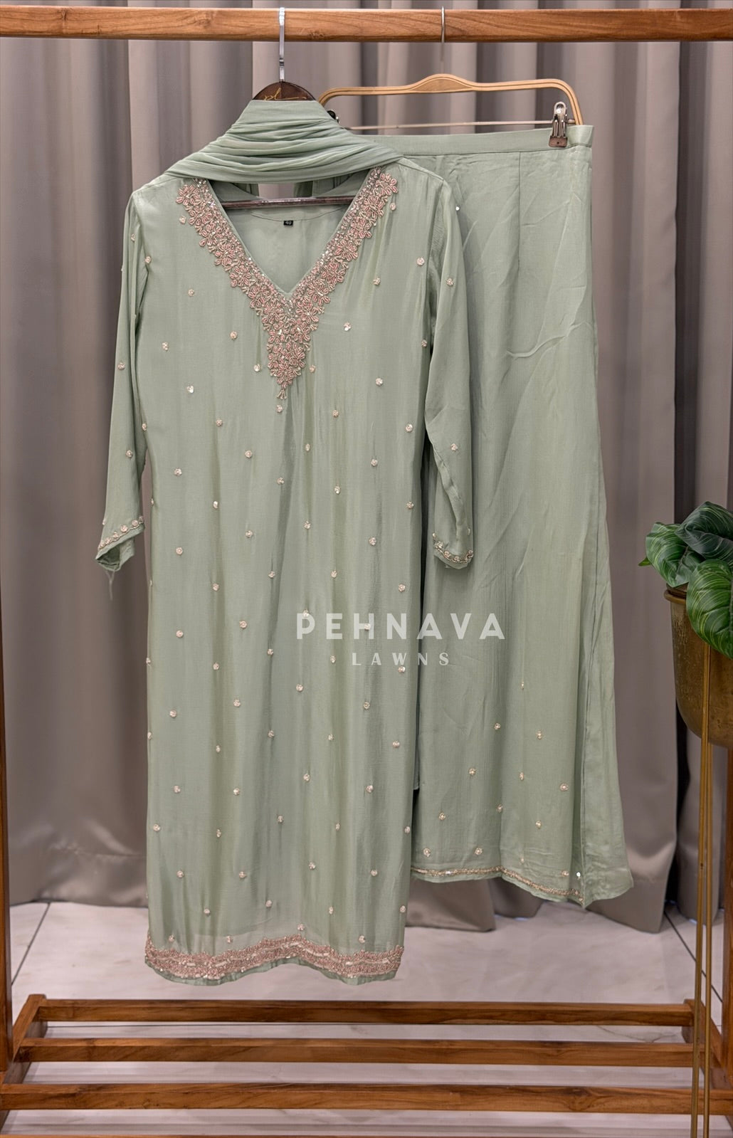 Premium Handworked Chinnon Ensemble