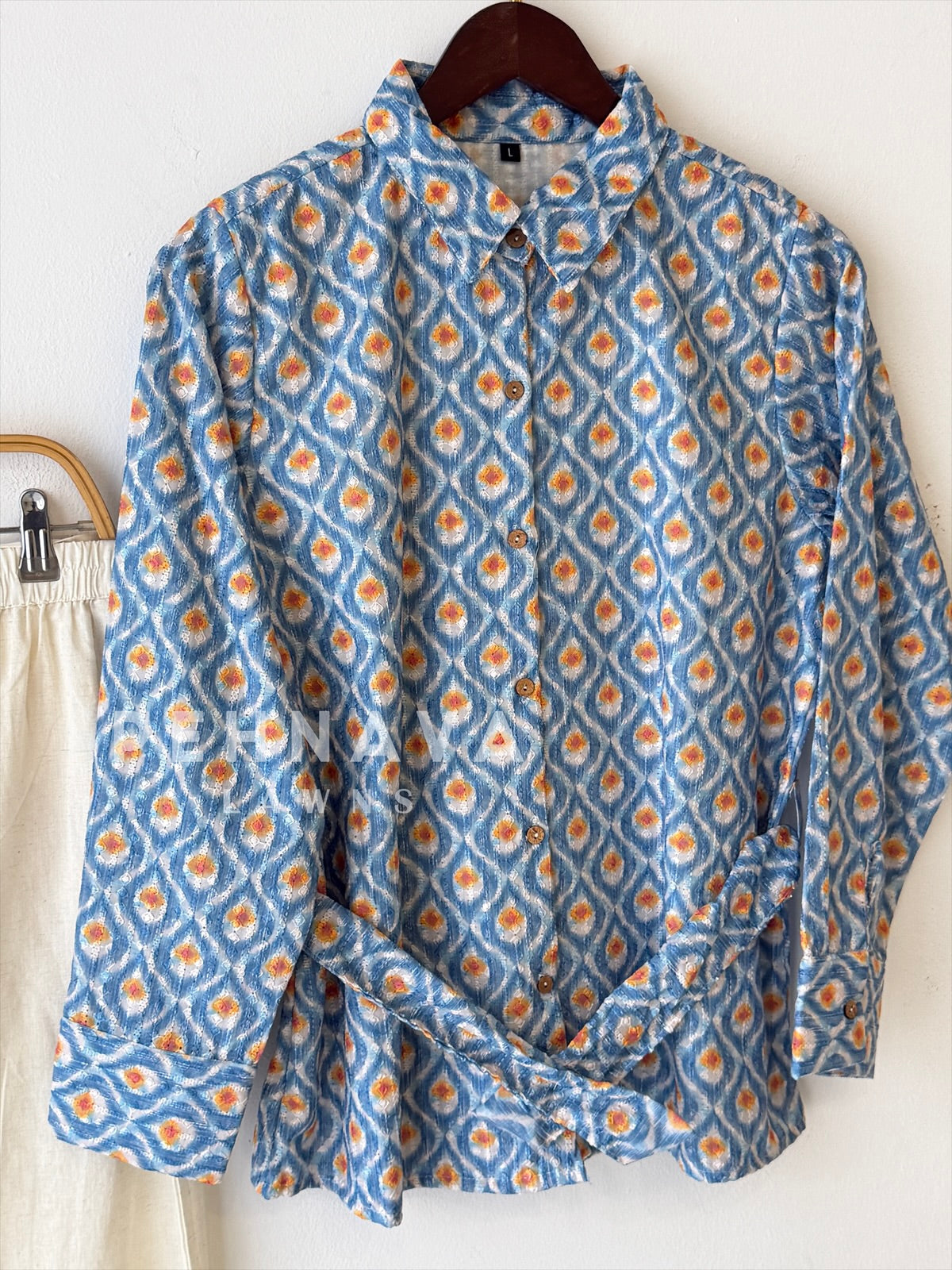 Patterned Shirt & Pant Set