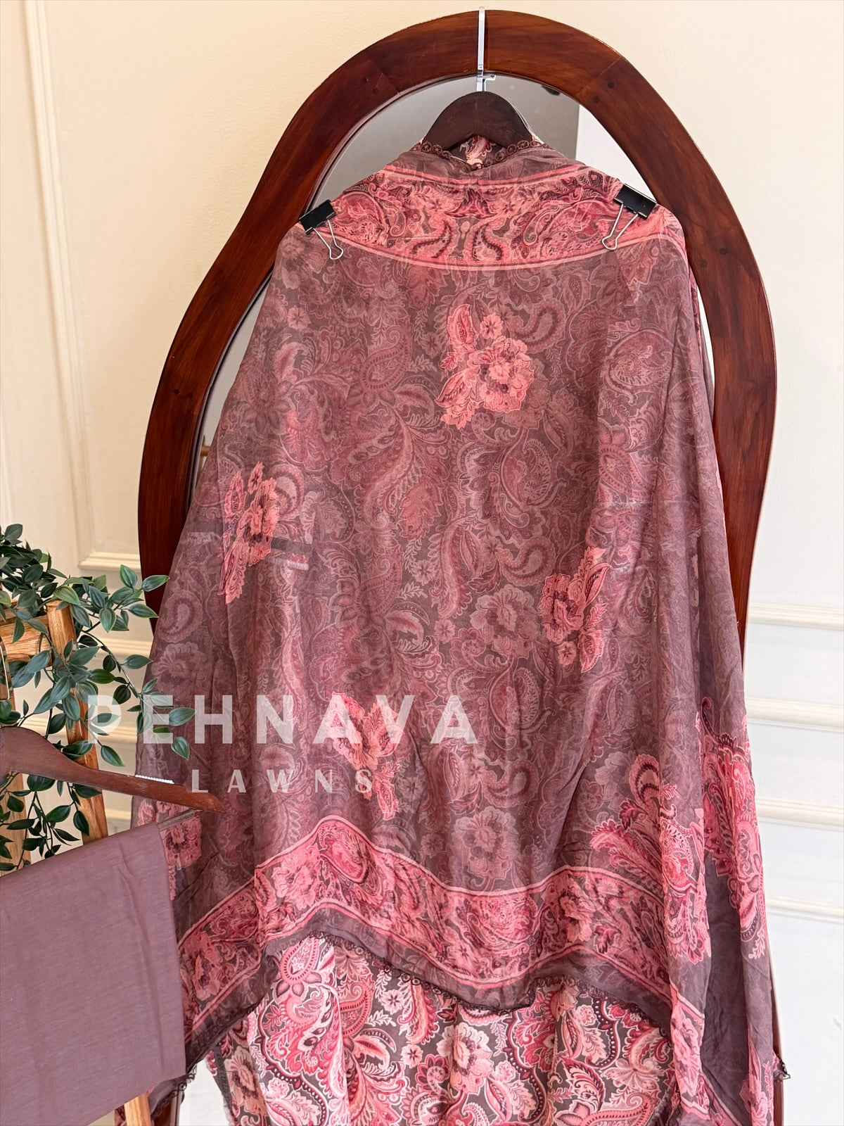 Paisley Printed Unstitched Suit (Dispatch Time 4-5 Days)