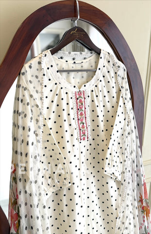 Polka Dot Three-Piece Suit