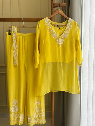 Indo-Western Hand-worked 2pc suit-34789