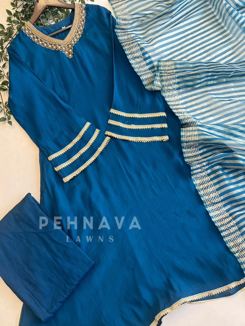 Pure Chanderi Classic Suit