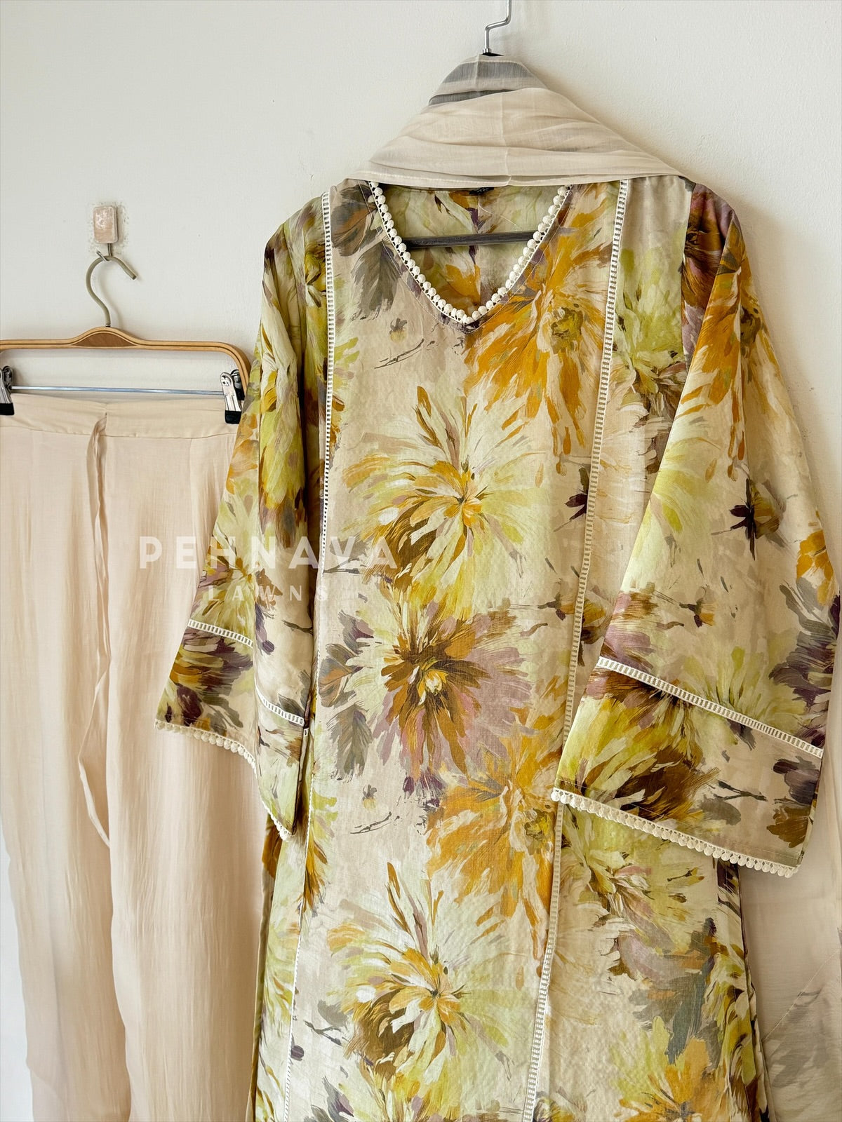 Floral Printed Suit