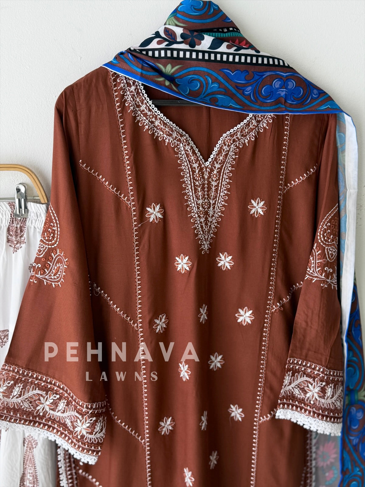 Embroidered Farshi Salwar-LRC 345