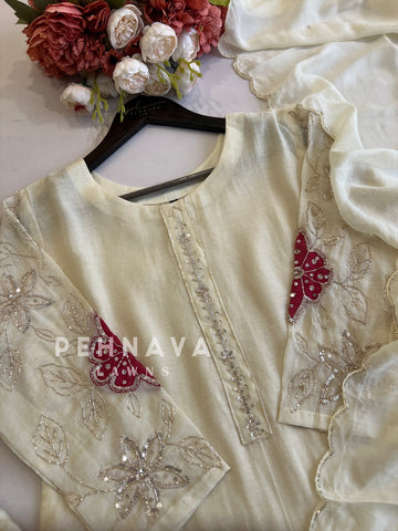 Premium Handworked Ethnic Suit Set-Color Options