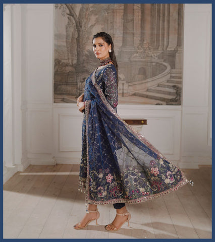 GLAMOURA BY NOOR'S SEMI-STITCHED 3PC | D-03