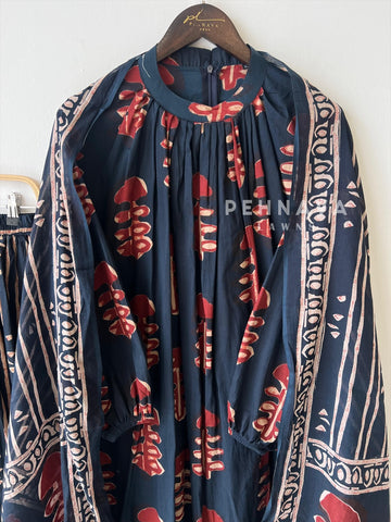 Classic Print Cotton Suit