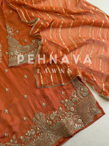 Tissue Embroidered Suit