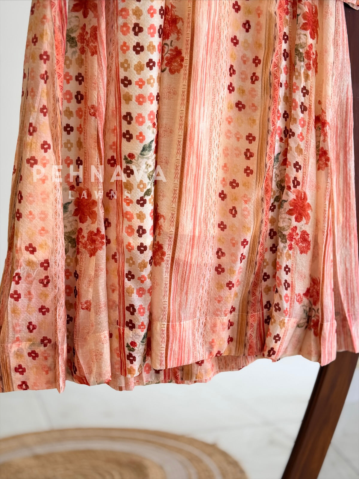 V-Neck Printed Co-ord Set