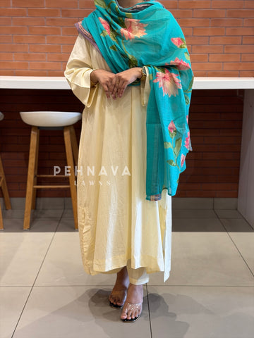 Daily Wear Cotton Printed Three Piece Set SN5341