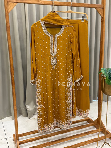 Premium Handworked Chinnon Suit-U4066
