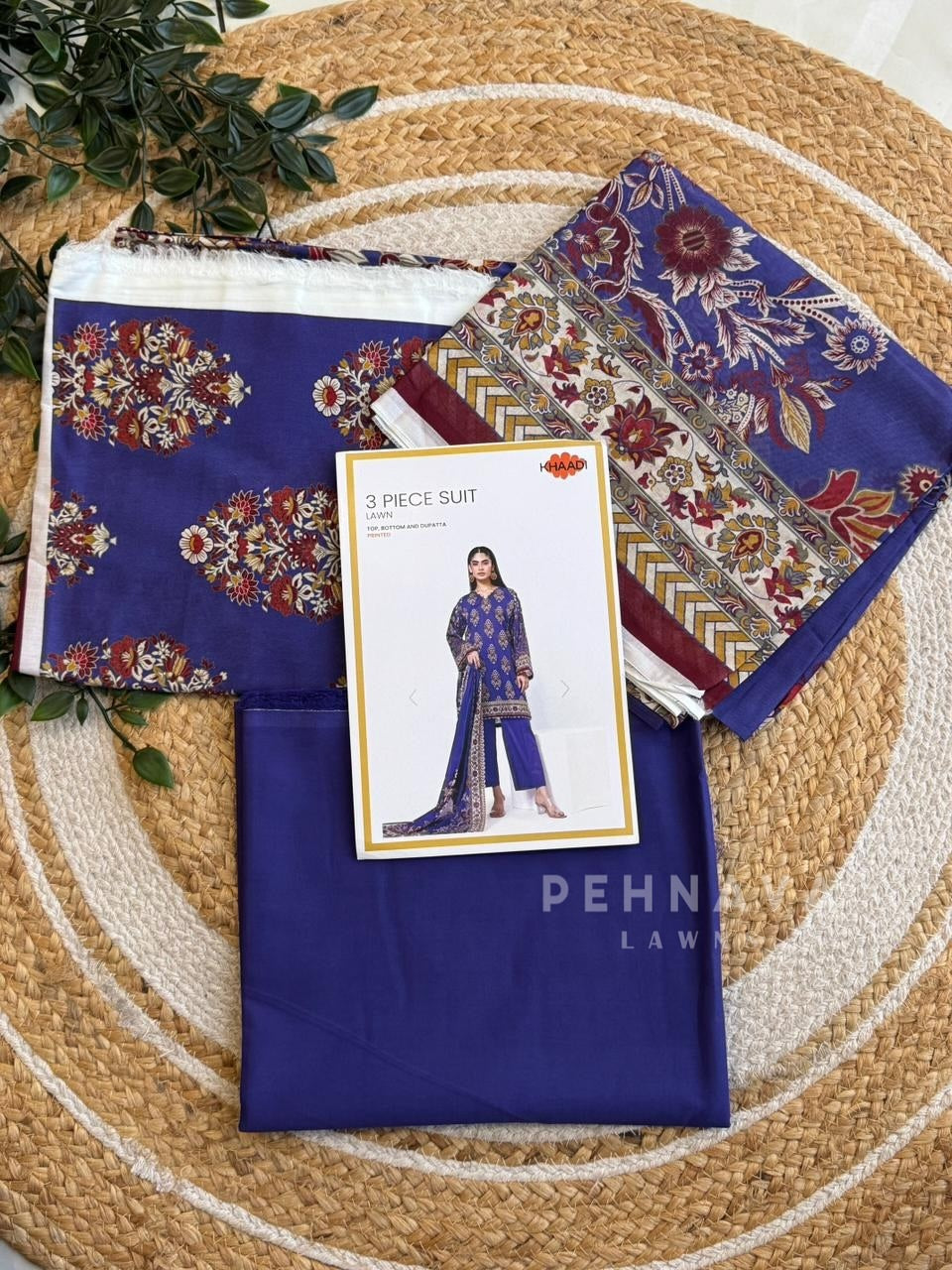 Premium Khaadi Printed Lawn Suit