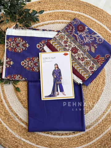 Premium Khaadi Printed Lawn Suit