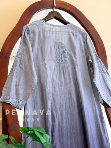 Multi-shade Chikankari Embroidered Ensemble
