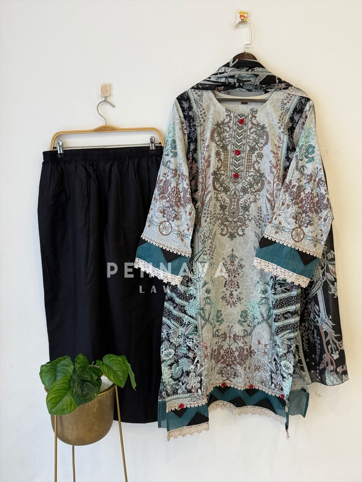 Embroidered Casual Ready To Wear Suit 008
