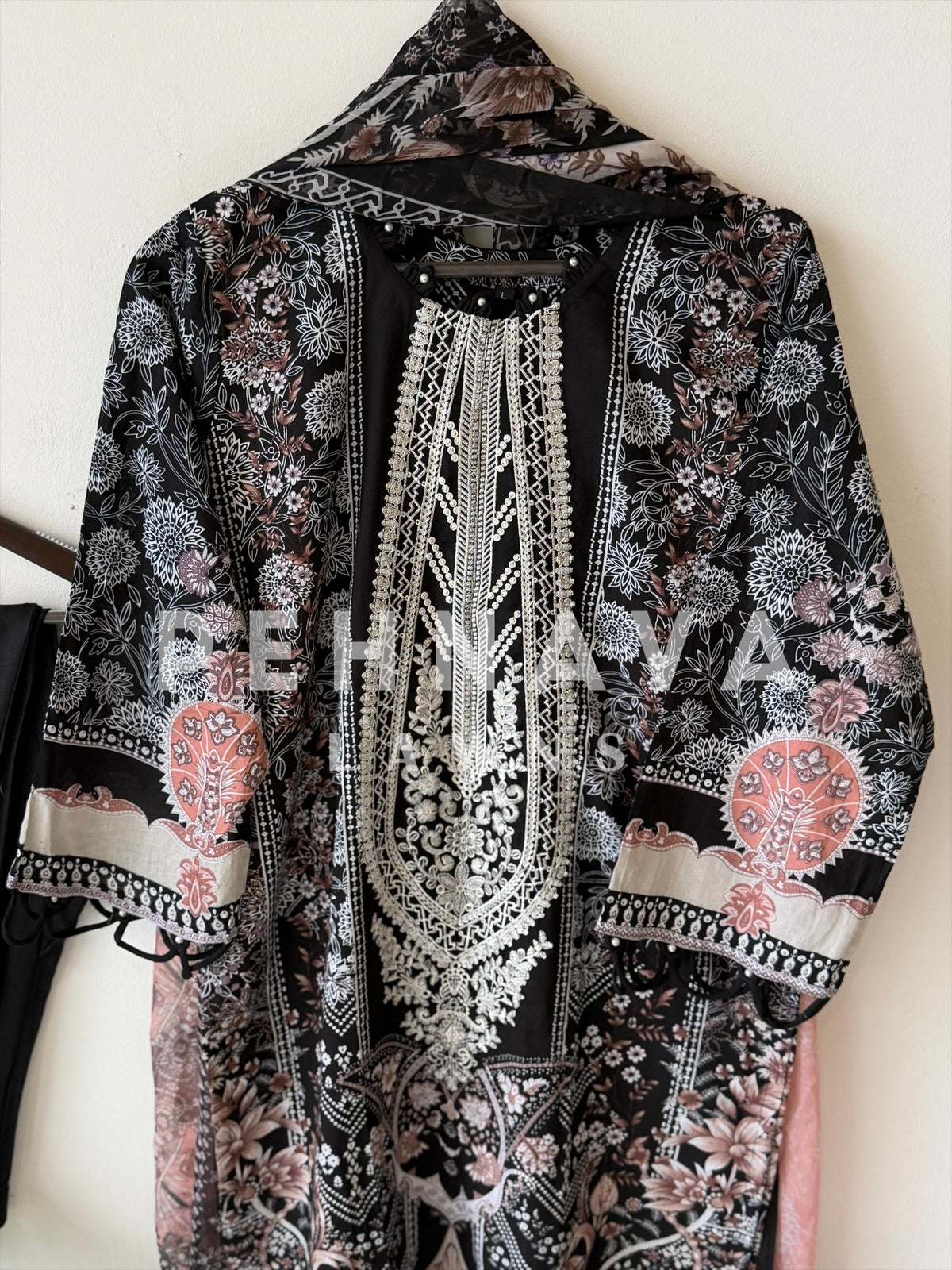 Floral Printed Ready to wear suit-1736