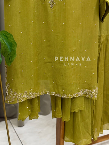 Premium Handworked Chinnon Suit
