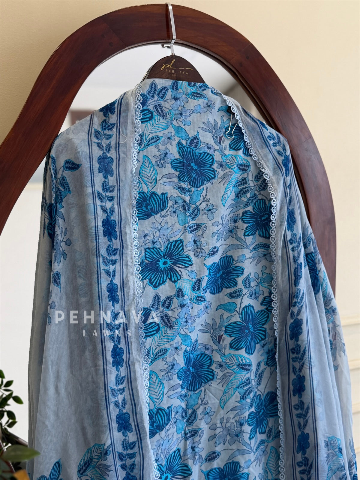 Floral Printed Unstitched Suit