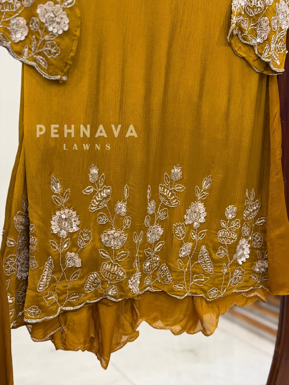 Premium Handworked Chinnon Suit-18355