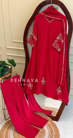 Chanderi Handworked Attire
