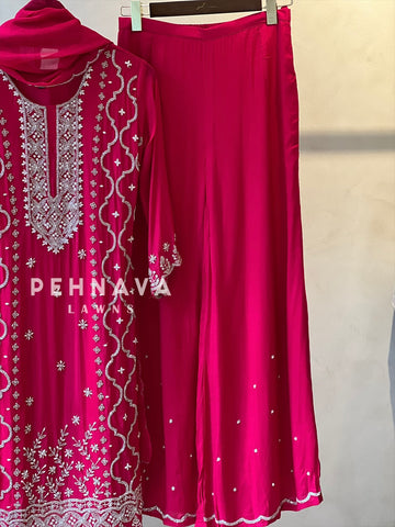 Heavily Handworked bottom with Pure Chiffon Dupata