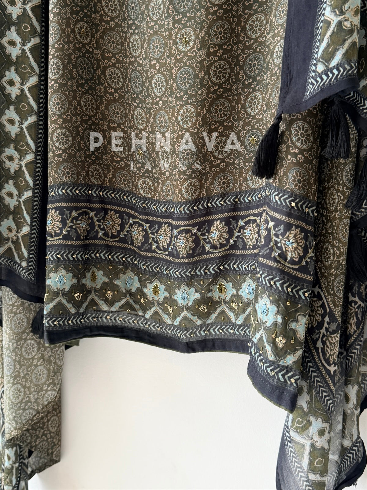 Ajrak Printed Unstitched Suit